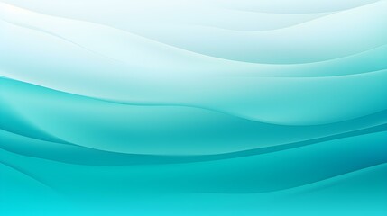 Fototapeta premium Gradient Background in turquoise and white Colors. Elegant Display Wallpaper with soft Waves