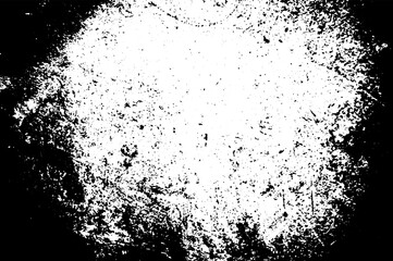 Grunge border vector texture background. Abstract frame overlay. Dirty and damaged backdrop. Vector graphic illustration with transparent white. EPS10.