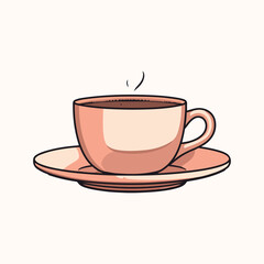 cup of coffee illustration design