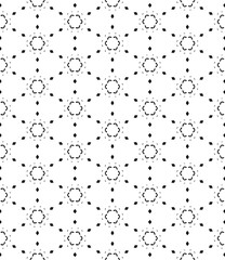 Black seamless abstract pattern. Overlay for background and backdrop. Ornamental design. PNG graphic illustration with transparent background.