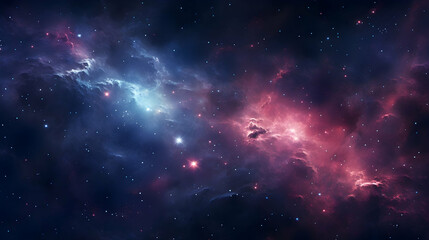 Universe space galaxy planet milky way solar system technology background wallpaper illustration ,Generated with AI.