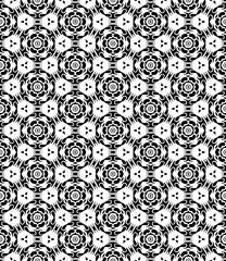 Black seamless abstract pattern. Overlay for background and backdrop. Ornamental design. PNG graphic illustration with transparent background.