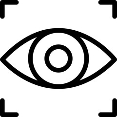 Eye scanner icon