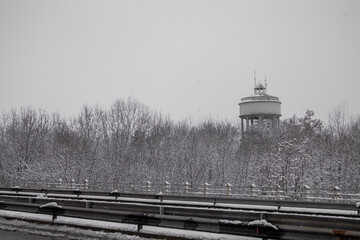 Snow Water Tower