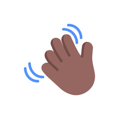 Waving Hand: Medium-Dark Skin Tone