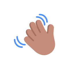 Waving Hand: Medium Skin Tone