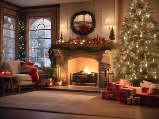 Christmas themed house، Christmas ، new Year