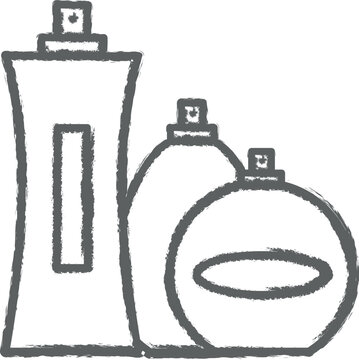 perfume bottles sketch style clip art preview