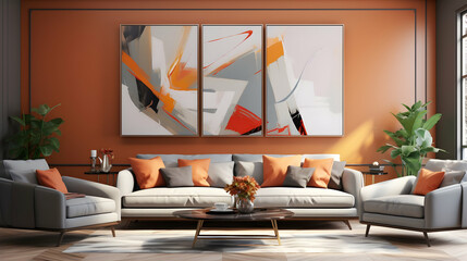 modern creative living room interior design backdrop ideas concept house beautiful background,Ai