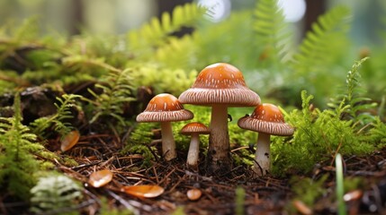 Fototapeta premium Abstract boletus mushroom UHD wallpaper