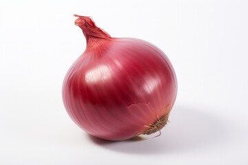 Close-up of onion on white background