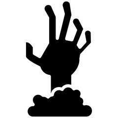 Scary Hand Icon