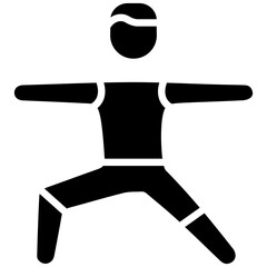Warrior Pose Right Icon