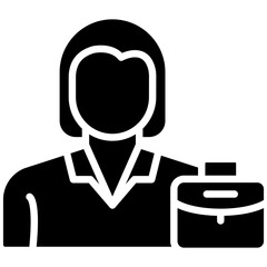 Business Woman Icon