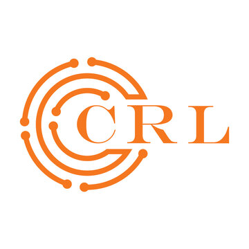 CRL letter design. CRL letter technology logo design on white background. CRL Monogram logo design for entrepreneur and business