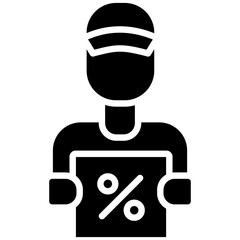 Discount Courier Icon