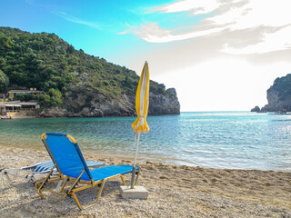 Die Insel Korfu in Griechenland