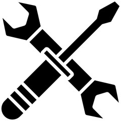 Screwdriver and Wrench Icon
