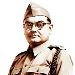 SUBHASH CHANDRA BOSE- 23 JANUARY VECTOR