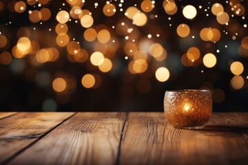 Festive Christmas Background Generative AI