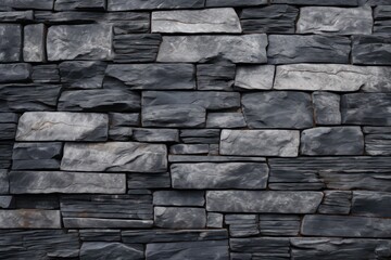 A wall of grey stones