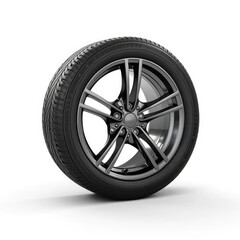 Car tire, AI generated Image