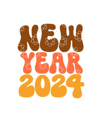 Happy New Year,New Year Bundle, New Year Svg Retro Svg Retro New Year,Svg Cut File Svg,Happy new year 2024,Happy new year Design