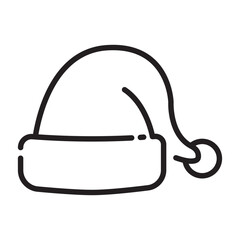 santa hat icon adobe design vector template