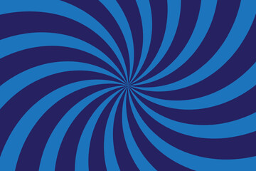 Abstract blue spiral on deep blue background design, spiral background