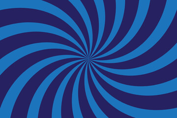 Abstract blue spiral on deep blue background design, spiral background