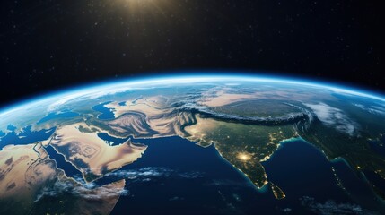 An illustration of the earth UHD wallpaper