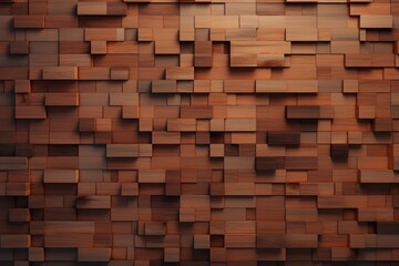 A wooden wall with a light brown color
