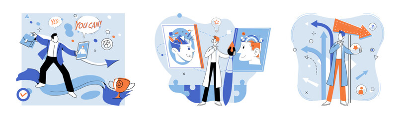 Creative idea vector illustration. The creative idea metaphor serves as guiding principle for transforming abstract concepts into actionable plans Originality and creativity in business set companies