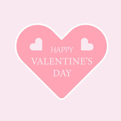 Valentine's day concept poster. Romantic event celebration greeting cards. Cute love banners or greeting cards. Happy valentine design vector.