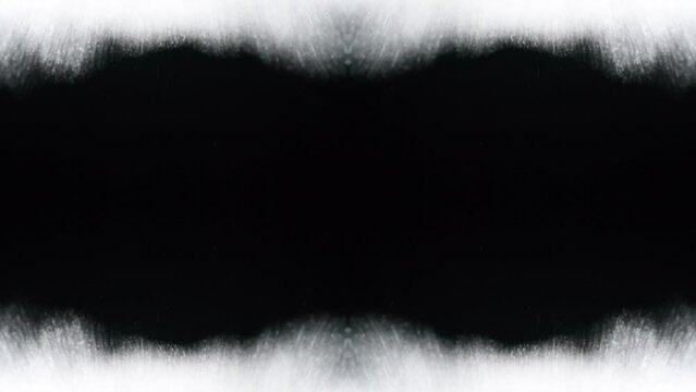 The middle horizontal band is textured black, above and below white constantly dances..   Dramatic, different, tense.  Perfect for Titles, Credits,  Transitions,   Dramatic, Unique, Special. Version 1