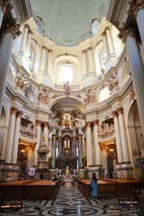 Fototapeta na wymiar Interior of the Dominican Cathedral in Lviv, Ukraine