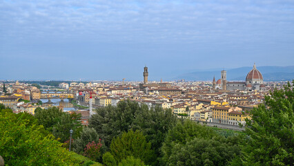 Italien - Blick auf Florenz Italien, Florenz Blick vom Michelangelo Platz