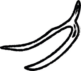 Bone, superstition , wishbone icon grunge style vector