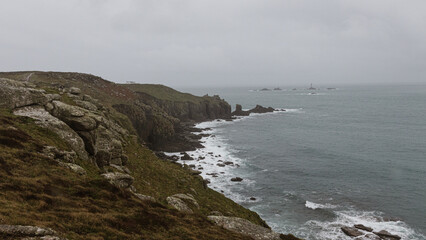 Fototapeta na wymiar Cornwall coastline 