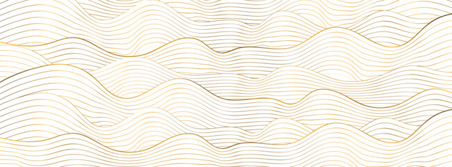 Luxury abstract modern geometric white background. White and golden waves texture. Shiny futuristic technology concept. Luxury concept for banner template, cover, print ad, presentation, brochure.