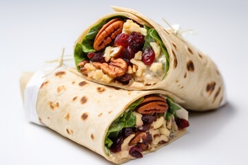 Cranberry Pecan Chicken Salad Wrap - Icon on white background