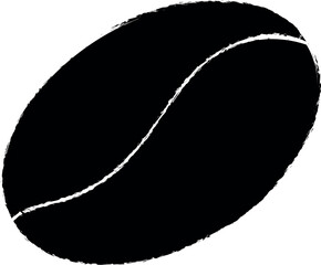 Fototapeta premium coffee bean icon grunge style vector