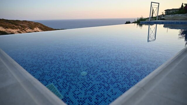 The beautiful villa with pool, view from the garden
