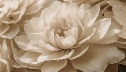 Fototapeta na wymiar soft and dreamy beige flower textured background