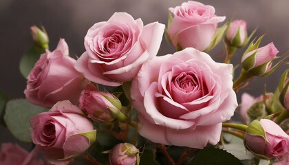 pink roses bouquet hd 8k wallpaper stock photographic image