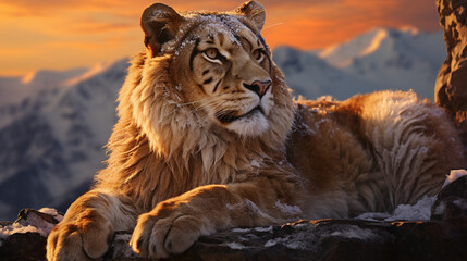 Naklejka premium tiger panthera leo