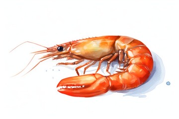 Szechuan Shrimp - Icon on white background