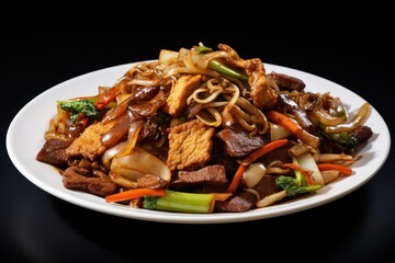 Beef Chow Fun - Icon on white background