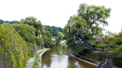 Fototapeta premium Shiroyama Park, Takayama, Gifu Prefecture, Honshu Island, Japan