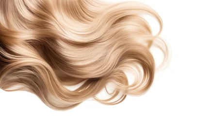Foto op Plexiglas a close up of a hair © Marin